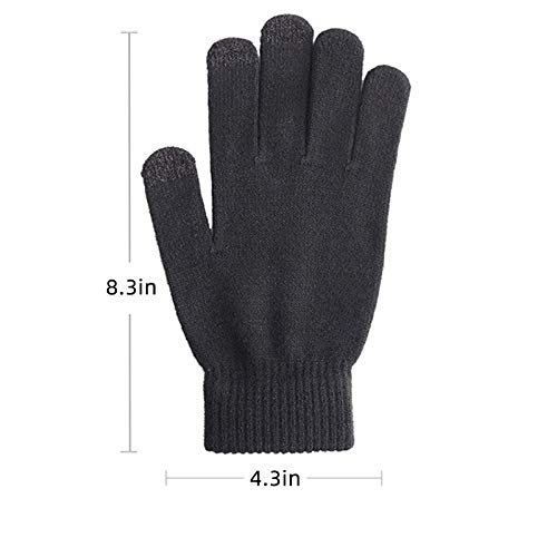 ZXCVWY Guantes Cálidos De Invierno Simple Pantalla Táctil Guantes Sensoriales para Mujeres Hombre Mitones A Prueba De Viento De Dedo Completo