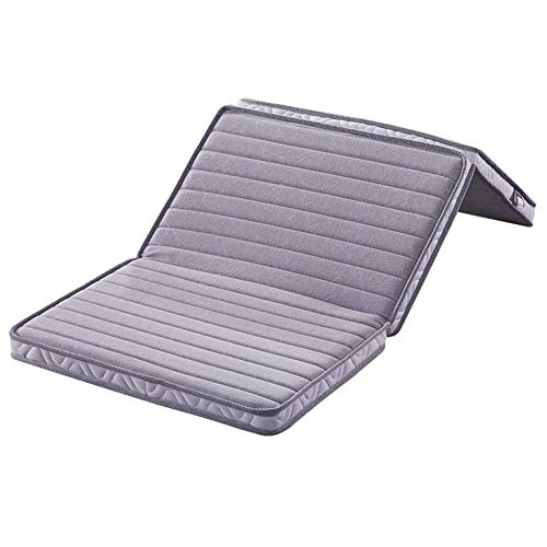 ZYYH Tatami colchón tríptico, Espesar 3e Almohadilla de colchón de Palma de Coco colchón ortopédico de Fibra de Coco colchón Plegable portátil para Acampar colchón Tri-flod 135x190cm (53x75 Pulgadas)