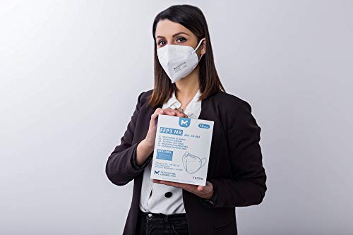 10 Mascarillas FFP3 Homologadas de Certificación CE, Mascarilla sin Válvula de 5 Capas, Máscara Contra de Polvo y Partículas, Mascarilla de Protección Personal con Filtros de Calidad BFE≥98, 10 Piezas