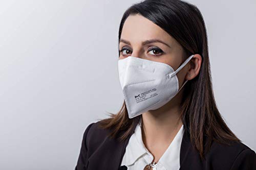 10 Mascarillas FFP3 Homologadas de Certificación CE, Mascarilla sin Válvula de 5 Capas, Máscara Contra de Polvo y Partículas, Mascarilla de Protección Personal con Filtros de Calidad BFE≥98, 10 Piezas