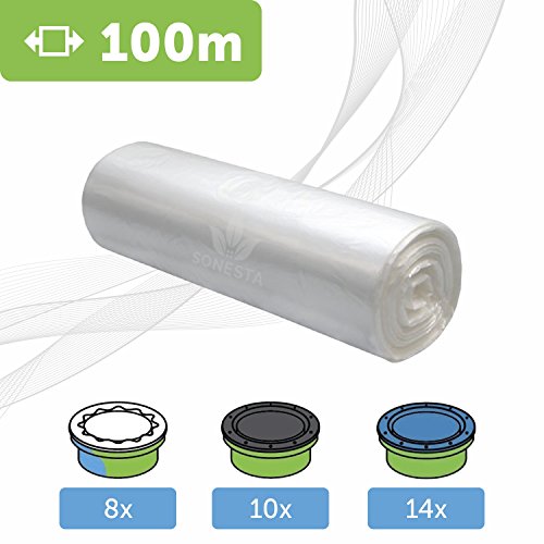 100m. ECO Recarga compatible Tommee Tippee TEC, Twist & Click, Simplee | compatible Angel para Contenedor de Pañales | equivalente 10 recambios | Anti olor +