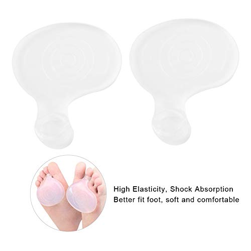 2 pares de almohadillas de pie para cojines fascitis plantar y metatarsalgia Alivio inmediato del dolor Soporte de Almohadillas de metatarso de Gel(S（34-39）)