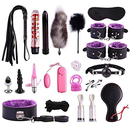 20 Unids Nuevo Juguete Sexy Con Juego De Felpa,juego Especial Incluido,kit De Juguete De Cuero Pu Pulado Sm,toy Suit