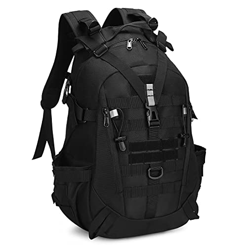 25L/35L Mochila Táctica Militar,Mochila de Asalto Molle Mochila Impermeable de Combate Unisex Bolsa de Emergencia para Caza Caminar Senderismo y Actividad al Aire Libre