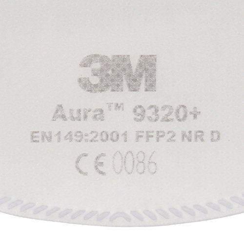 3M 7000088723 Aura FFP2 respirador desechable, paquete de 20