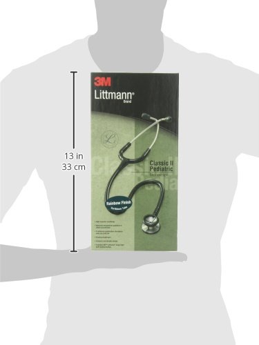 3M Littmann Classic II Pediátrico 2153, Edición Arcoiris, Azul Caribe