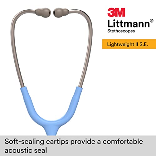 3M Littmann Lightweight II S.E. 2454, Fonendoscopios, tubo de color Azul Cielo, 71,1 cm