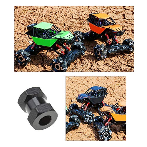 4 unids 12mm RC cubo de rueda hexagonal extensores 15mm extensión Hex Drive adaptador combinador acoplador para 1/10 control remoto coche orugas