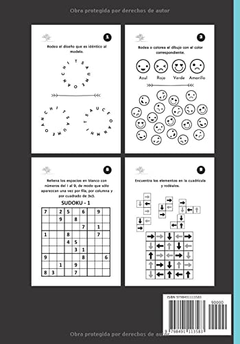 60 Juegos y Actividades Ejercicios variados y originales Mayores: Estimule su memoria, su capacidad de observación, atención y concentración.