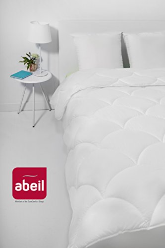 Abeil Edredón "dulzura infinita" Poliéster Blanco 400g/m², Cama 120 - 200 x 200 cm