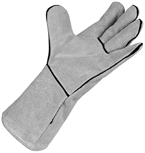 ACE SafeWeld Guantes Soldador EN 388 & 12477 - Guantes de Trabajo de Cuero - 11 XL