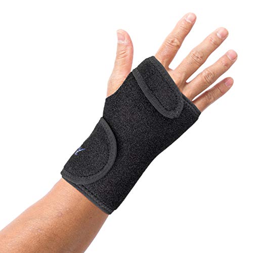 Actesso Muñequera de Ajuste Fácil - Sujeción para Túnel Carpiano, Lesiones por Esfuerzo Repetitivo, Tendinitis - Talla Universal, para Hombres y Mujeres (Izquierda)