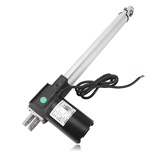 Actuador Lineal DC12V, 300 mm Actuador Lineal Eléctrico, Máximo Tracción 4000N, Velocidad 4,5 mm/s, Alto Rendimiento, Usar en Techo Solar Eléctrico, Silla de Ruedas Eléctrica, Cama de Tracción