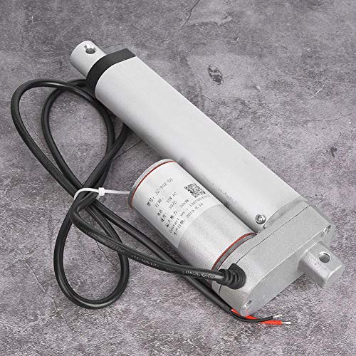 Actuador lineal eléctrico Motor DC Actuador multifunción 12VDC IP45 300N Elevación máxima 30 mm/s para cama eléctrica, Sofá eléctrico, Varilla de elevación con soporte eléctrico(100mm)