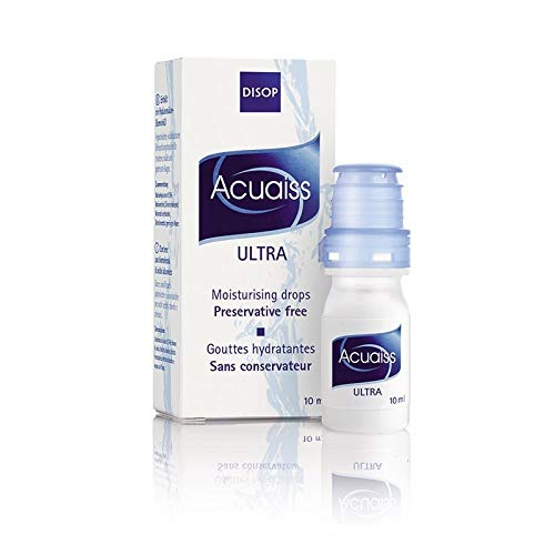 Acuaiss Ultra Lágrima Artificial sin Conservantes con Ácido Hialurónico. Gotas Oftálmicas Humectantes , 10 ml