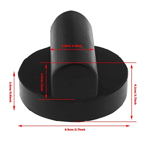 Adaptador de bloque de almohadilla para piso, para soporte de carril lateral, rampa hidráulica, elevación, compatible con Audi A6 A7 R8 TT