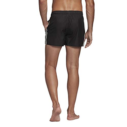 adidas 3S CLX SH VSL Swim Trunks, Mens, Black, Medium