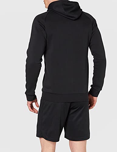 adidas CORE18 Hoody Sudadera con Capucha, Hombre, Negro (Negro/Blanco), L