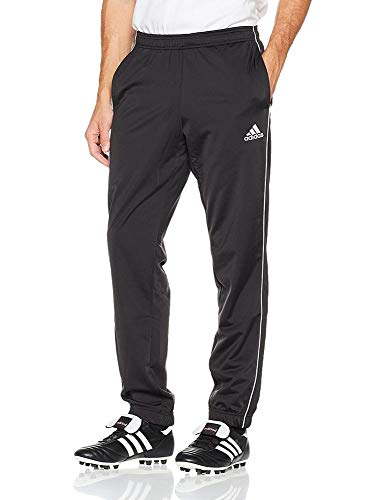 adidas CORE18 PES PNT Pantalones de Deporte, Hombre, Negro/Blanco, L