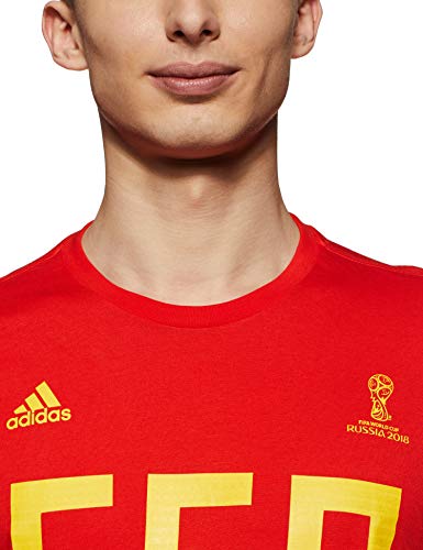 adidas España MMS 2017-2018, Camiseta, Red, Talla 2XL