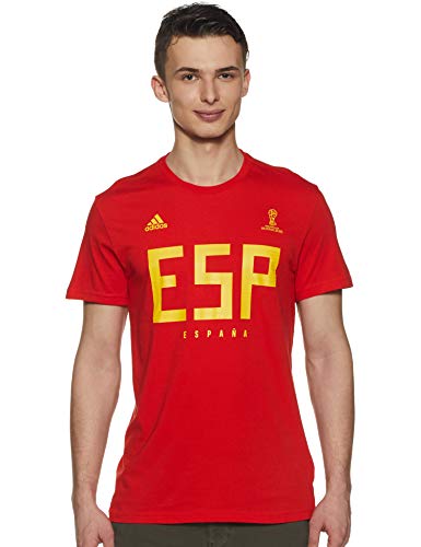 adidas España MMS 2017-2018, Camiseta, Red, Talla 2XL