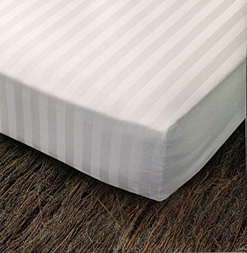 ADP Home - Funda de colchón Cutí con Cremallera L, 105x200+30 cm (para Cama de 105 cm), Blanco