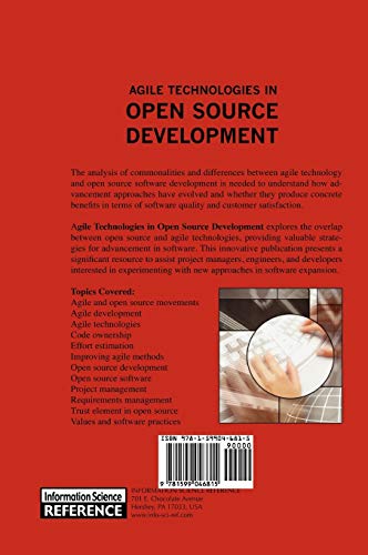 Agile Technologies In Open Source Development (Premier Reference Source)