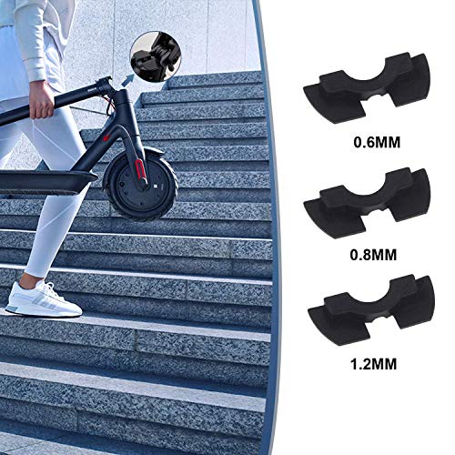 AGPTEK 7 Piezas Accesorio Repuesto de Scooter para Xiaomi M365/Pro, Soporte del Guardabarros Trasero, Smortiguadores de Goma, Ganchos, Cubierta de Instrumentos, Pegatinas Reflectantes