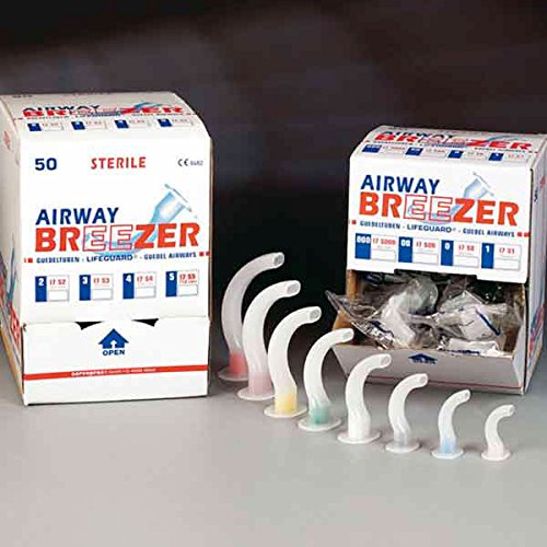 Airway breezer i7 S1 una vez guedel tubos (50 unidades)