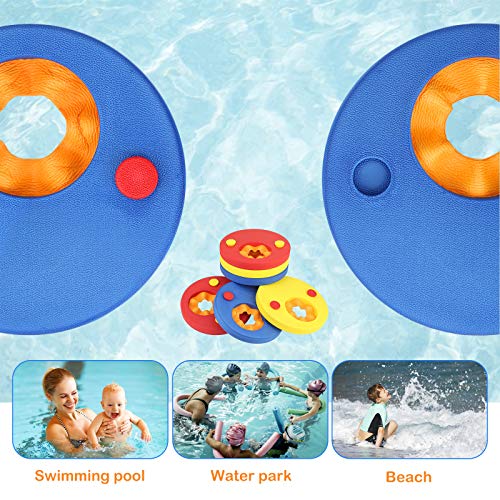 Aitsite Discos Flotantes, Manguitos de Natación para Niños, Hechos de Espuma,, 6 Piezas