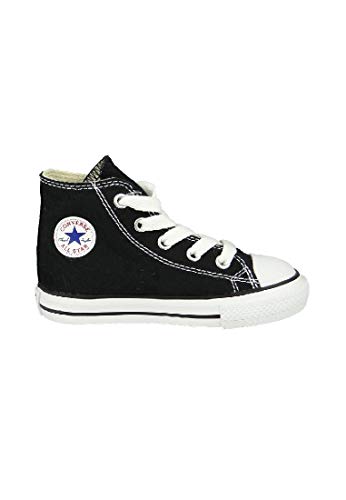 All Star Kids Shoes Black Canvas 7J231C