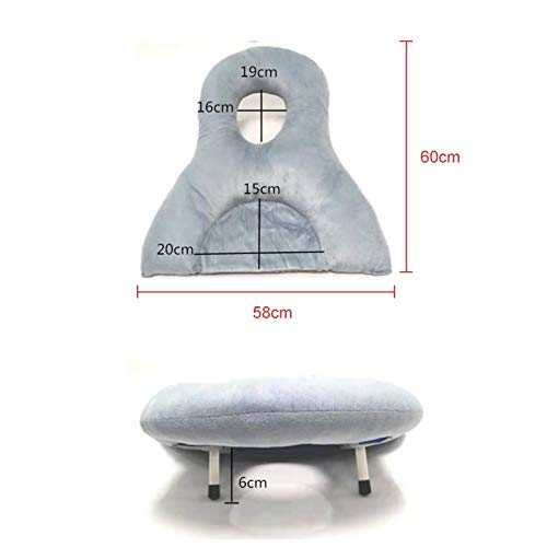 Almohada Para La Cama Boca Abajo, Cómoda Y Ergonómica Soporte Para La Cabeza, El Cuello Y Los Hombros Almohada De Descanso Para Pacientes Con Desprendimiento De Retina Durante La Recuperación Cojín