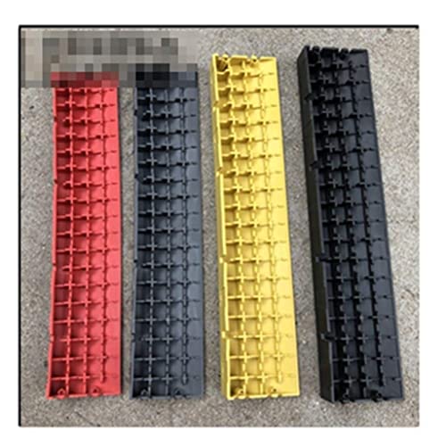 Almohadilla para pendiente Rampas para bicicletas, alfombrilla para escalones de plástico liviano Carrito para sillas de ruedas Rampas para umbrales Fábrica Almacén Rampas para aceras Tamaño 40 * 8 *