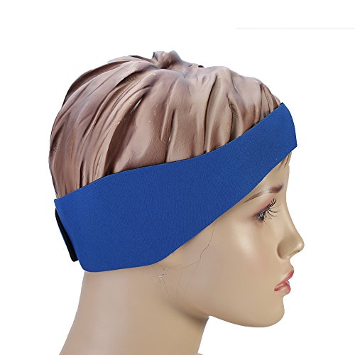 Alomejor Natación Diadema Deportes acuáticos Banda para el oído Tapones para los oídos Protector de Buceo Yoga Protector para Adultos y niños en la Piscina(M-Blue)