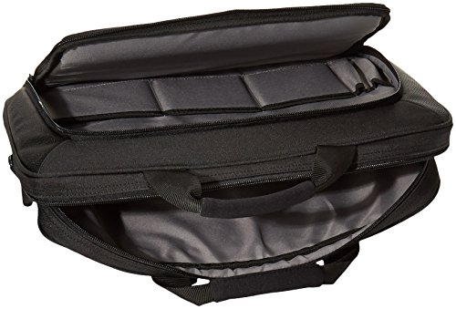 Amazon Basics – Maletín para ordenadores portátiles y tabletas, negro, 44 cm