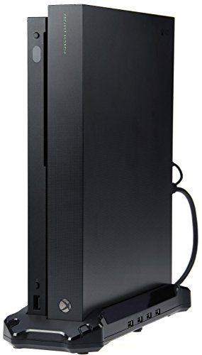 Amazon Basics - Plataforma de soporte vertical y USB 3.0 para Xbox One X, Negro