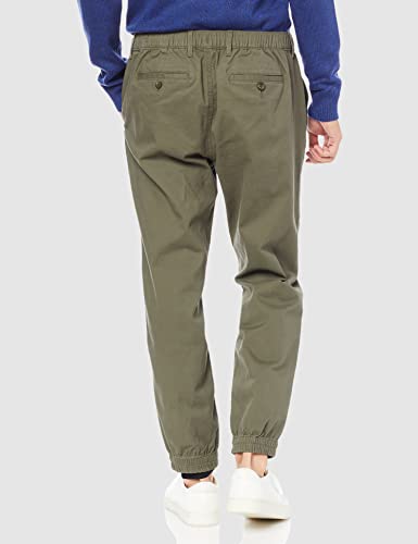 Amazon Essentials - Pantalones deportivos de corte recto para hombre, Verde oliva, US XS (EU XS)