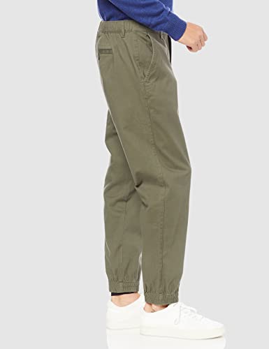 Amazon Essentials - Pantalones deportivos de corte recto para hombre, Verde oliva, US XS (EU XS)