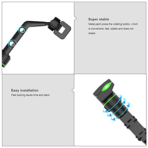 Anwangda Soporte para teléfono con espejo retrovisor de 360 °, soporte para teléfono y soporte para GPS, soporte para espejo retrovisor para la mayoría de los teléfonos móviles en el mercado (verde)