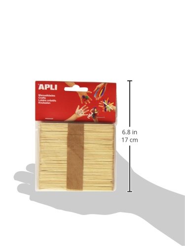 APLI - Bolsa palo polo natural, 50 uds