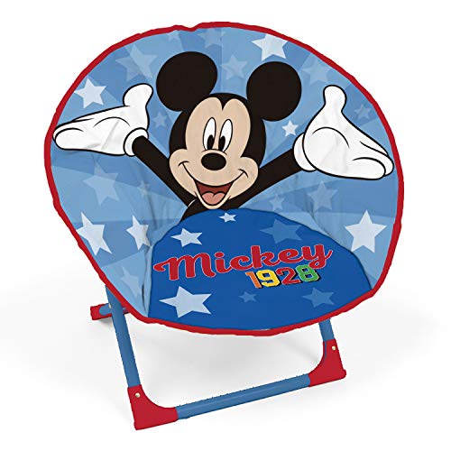 ARDITEX WD13012 Silla con Forma de Luna de 50x50x50cm de Disney-Mickey