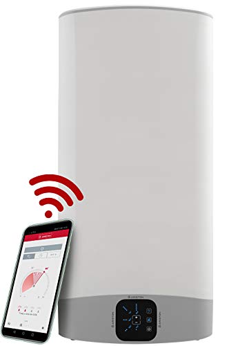 Ariston, Velis Wifi, Termo Eléctrico, Capacidad 50 Litros, 230 V, 3626327, Fabricado para ser instalado en España