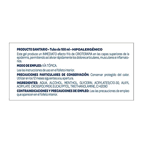 Arkopharma Arkoflex Gel Frío Dolor Dolores Articulares, Musculares Y Postraumáticos, Alivia y Calma El Dolor Inflamatorio, 100 ml