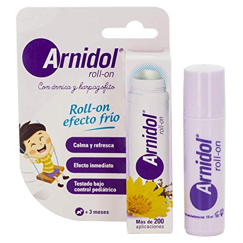 Arnidol - Roll On, Refresca y Reconforta la Piel tras un Golpe Leve, para Niños - 15 ml