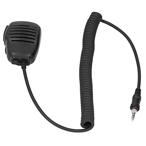 ASHATA Micrófono de Mano Walky Talky para Yaesu Vertex VX-6R VX-7R VX6R VX7R FT-270 FT-270R VX-127, micrófono de Radio bidireccional con Soporte para micrófono de Mano, Sonido Alto