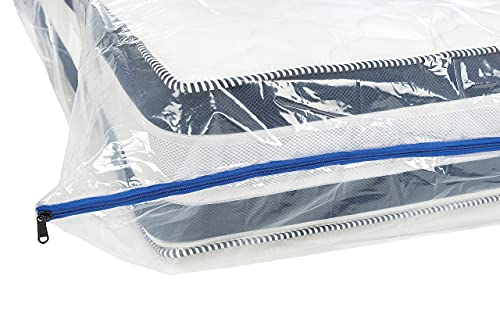 ASK Pack Bolsa para colchón Mejorada con Cremallera de 120 micras de Grosor para mudanzas y Almacenamiento a Largo Plazo – Reina/Queen - Resistente al desgarro e Impermeable - Extrem Heavy Duty