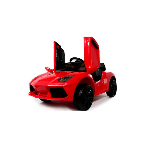 ATAA Coche eléctrico niños Super Deportivo 12v con Mando Remoto - Potente batería 12v - Rojo