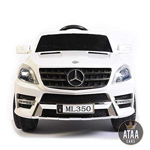 ATAA Mercedes ML350 Licenciado batería 12v - Blanco - Grandes Dimensiones 110*67*53cm