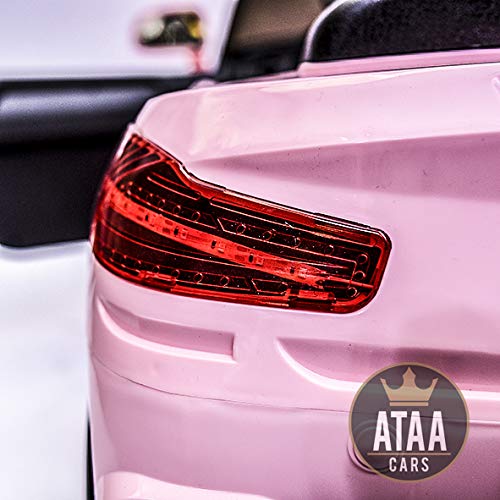 ATAA X5 Berlina 12v Style Mando Remoto - Rosa - Coche eléctrico para niño y niña de Color Rosa, batería de 12v et Mando para Padres