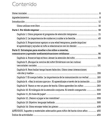 Atención temprana para su niño o niña con autismo: Cómo utilizar las actividades cotidianas para enseñar a los niños a conectar, comunicarse y aprender